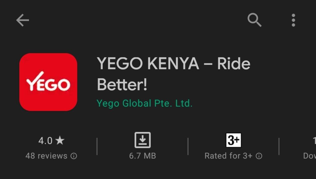 Yego Mobility Kenya